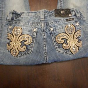 Miss Me Bootcut jeans.  Size 27 x 34